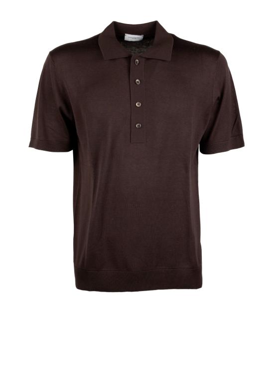 26SS 파올로페코라 폴로 티셔츠 A006 F2002345 MARRONE SCURO