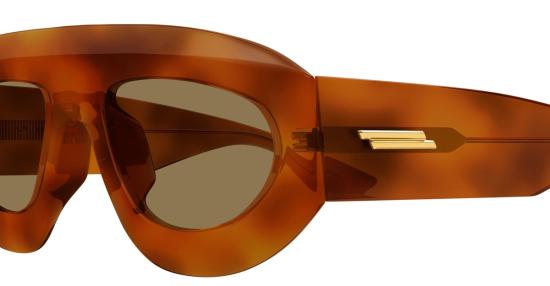  보테가베네타 안경 보테가 베네타 Bv1358 S 002 하바나 선글라스 - BOTTEGA VENETA