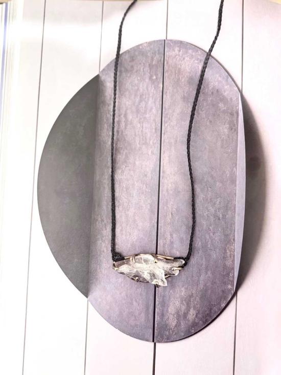  Carina Schott 목걸이/팬던트 카리나 쇼트 쿼츠 클러스터 브론즈 목걸이 - OTHER BRANDS