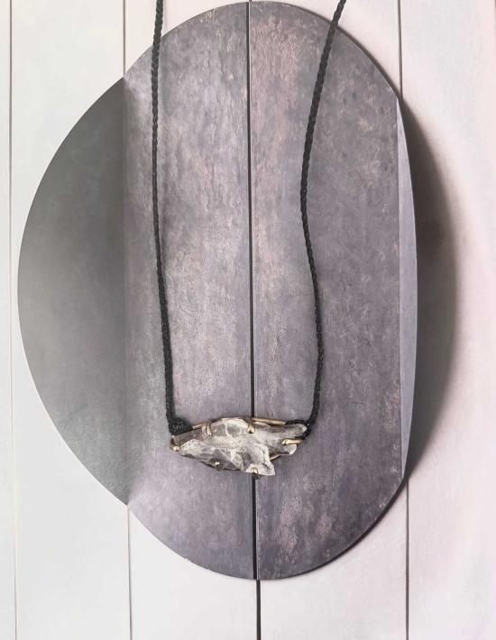  Carina Schott 목걸이/팬던트 카리나 쇼트 쿼츠 클러스터 브론즈 목걸이