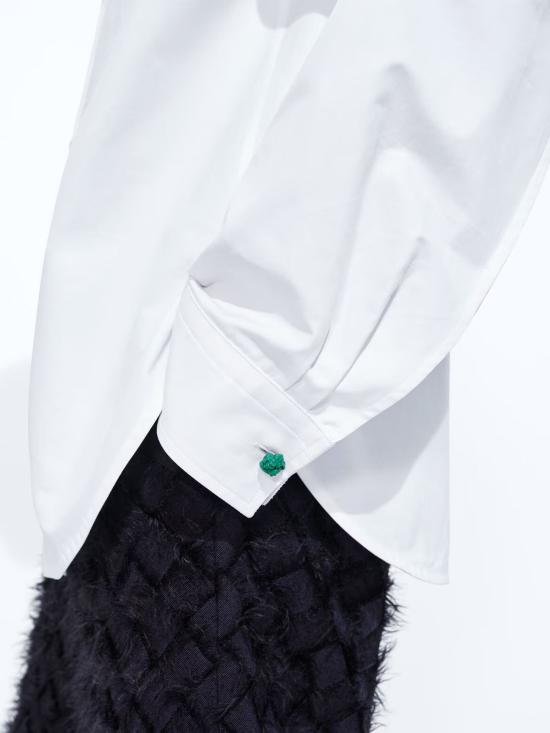 26SS 보테가베네타 셔츠 861966 V6CV09000 White - BOTTEGA VENETA