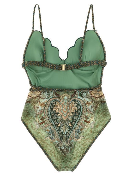  짐머만 원피스 수영복 원더러스트  그린 - ZIMMERMANN