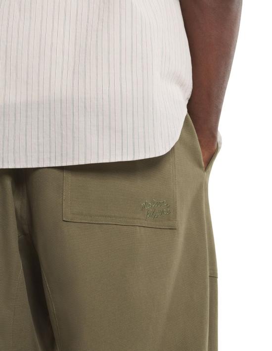  메종키츠네 팬츠 메종 키츠네 워크웨어  그린 - MAISON KITSUNE