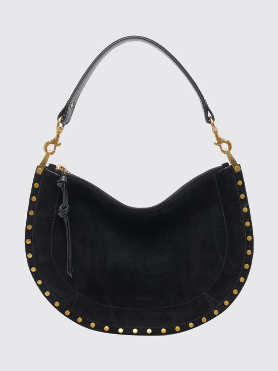 26SS 이자벨마랑 오스칸 소프트 집 백 BF0066FAB2C03M 01BK Black