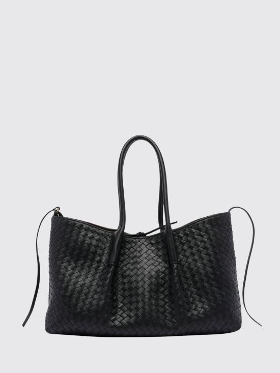 26SS 보테가베네타 라지 피나코테카 숄더백 817166V5AG1 1206 Black - BOTTEGA VENETA