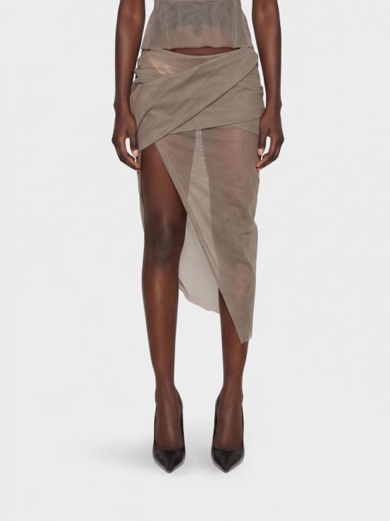 26SS 릭 오웬스 스커트 RO01F6376TU 34 Grey