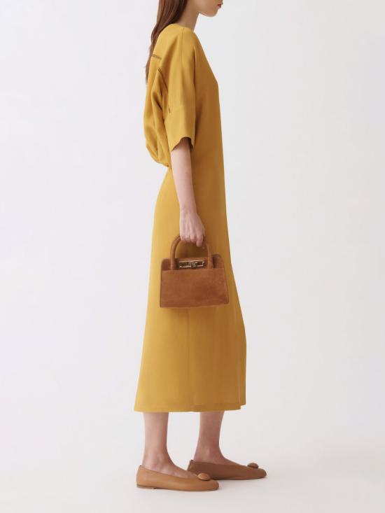 26SS 파비아나 필리피 롱 원피스 ABD276F644M148 6174 Mustard - FABIANA FILIPPI