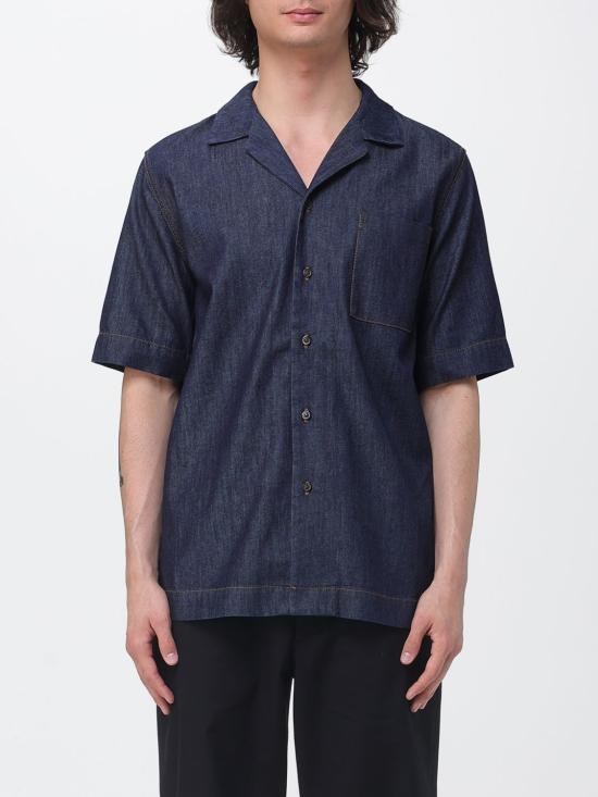 26SS 드리스 반 노튼 셔츠 2610207433386 507 Blue 1