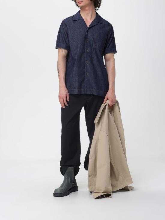 26SS 드리스 반 노튼 셔츠 2610207433386 507 Blue 1 - DRIES VAN NOTEN