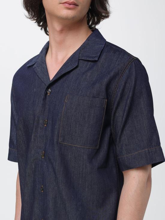 26SS 드리스 반 노튼 셔츠 2610207433386 507 Blue 1 - DRIES VAN NOTEN