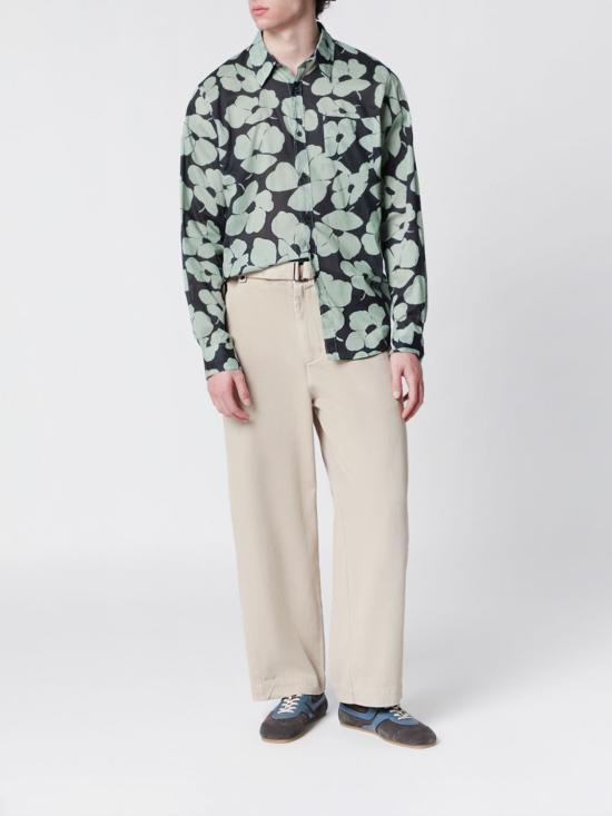 26SS 드리스 반 노튼 셔츠 207023069 602 Pistachio - DRIES VAN NOTEN