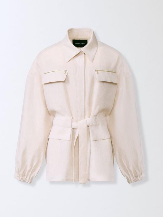 26SS 파비아나 필리피 자켓 GCD276F694D835 0160 Natural - FABIANA FILIPPI