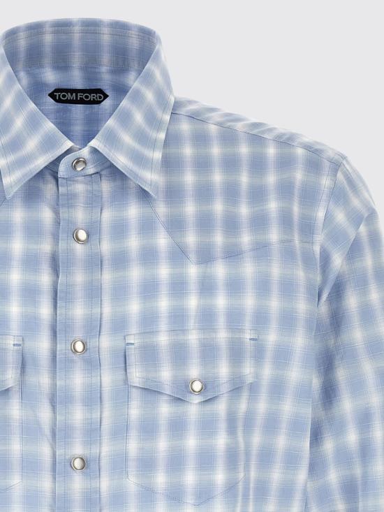 26SS 톰포드 셔츠 HDS001FMC312 WUA Blue - TOMFORD