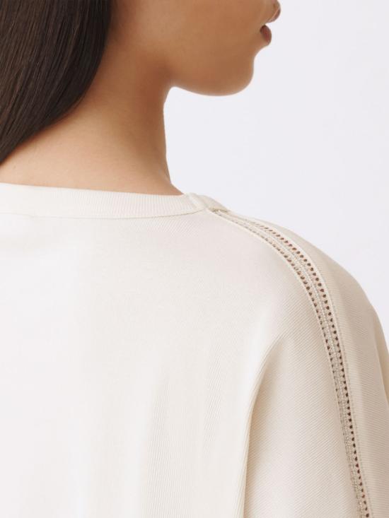 26SS 파비아나 필리피 반팔 티셔츠 JED276F568M209 0145 Butter - FABIANA FILIPPI