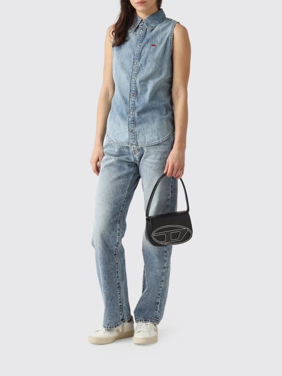 26SS 디젤 셔츠 A191300IRAB 01 Denim - DIESEL
