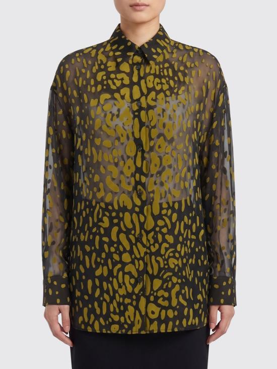 26SS 살바토레 페라가모 탑 793946 EXPRESSOBRASSWOOD Brown