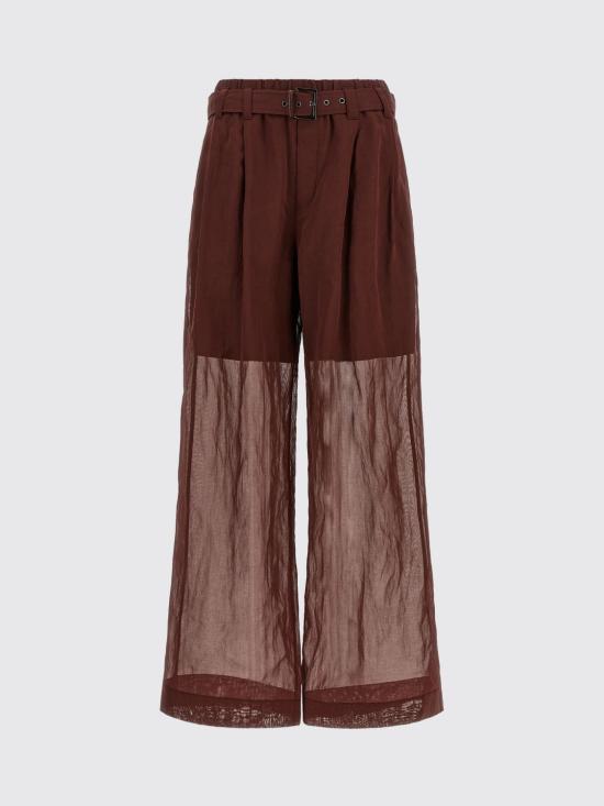 26SS 브루넬로 쿠치넬리 팬츠 M0F91P8862 C9092 Burgundy - BRUNELLO CUCINELLI