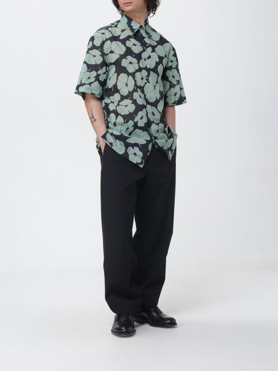 26SS 드리스 반 노튼 셔츠 2610207003069 602 Green - DRIES VAN NOTEN