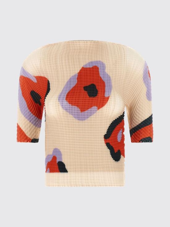 26SS 이세이 미야케 탑 IM66FJ697 46 Beige - ISSEY MIYAKE