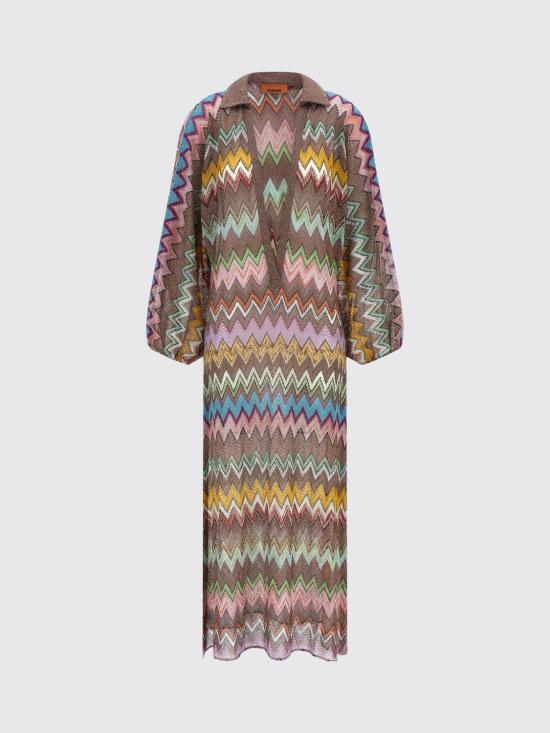 26SS 미소니 롱 원피스 MS26SQ1ZBR014K SM9YK Multicolor - MISSONI