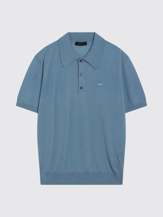 26SS 프라다 폴로 티셔츠 UMF148OOO18DY F0154 Avion