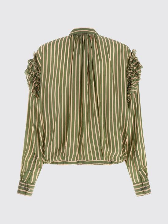 26SS 드리스 반 노튼 탑 2610107453274 604 Green - DRIES VAN NOTEN