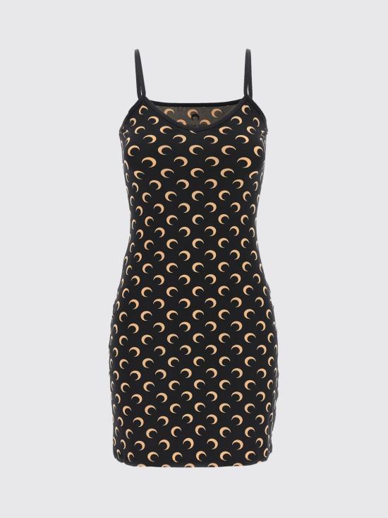 26SS 마린세르 롱 원피스 WDR485ACJER0001 IT99 Black - MARINE SERRE