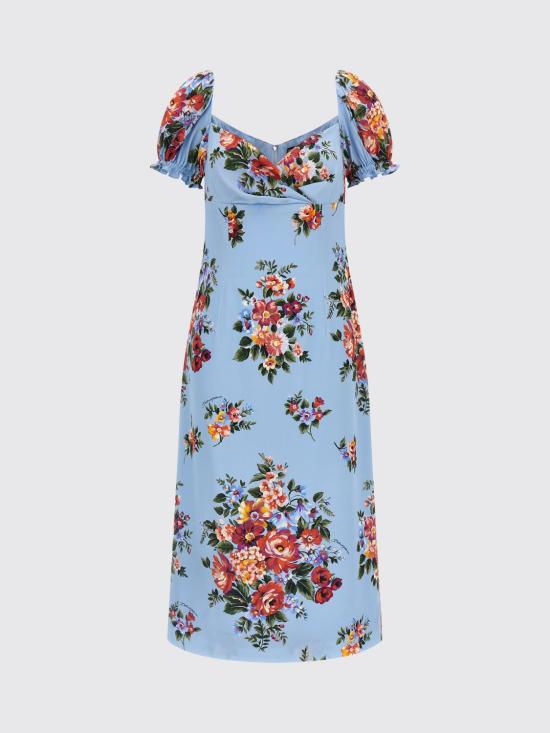 26SS 돌체앤가바나 플라워 부케 프린트 드레스 F612STFSA8P HC5ZO Multicolor - DOLCE & GABBANA