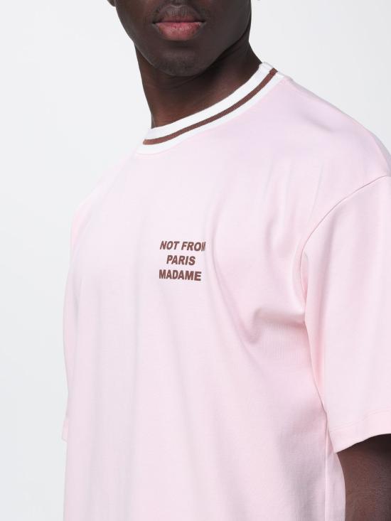 26SS 드롤드무슈 반팔 티셔츠 JTS189CO002 LIGHT Pink - DROLE DE MONSIEUR