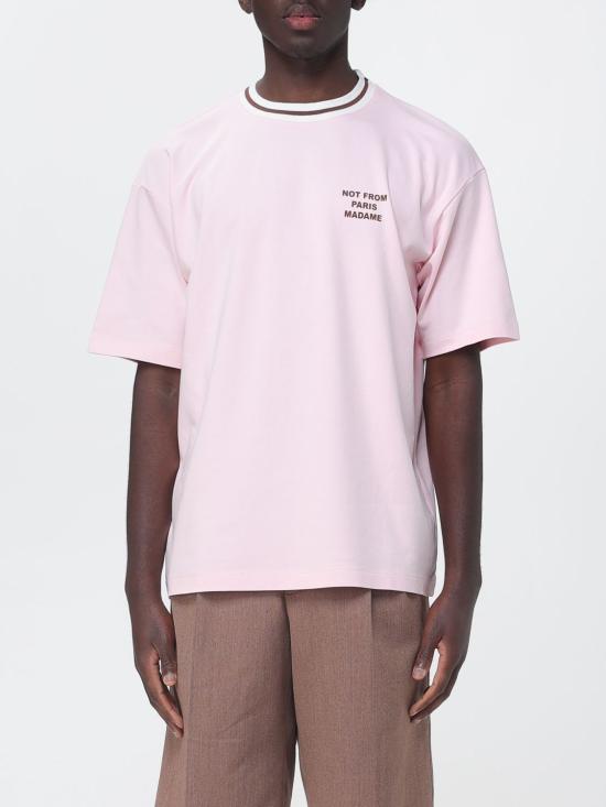 26SS 드롤드무슈 반팔 티셔츠 JTS189CO002 LIGHT Pink