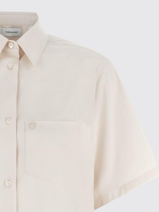 26SS 살바토레 페라가모 탑 791702 PARCHMENT Beige - SALVATORE FERRAGAMO