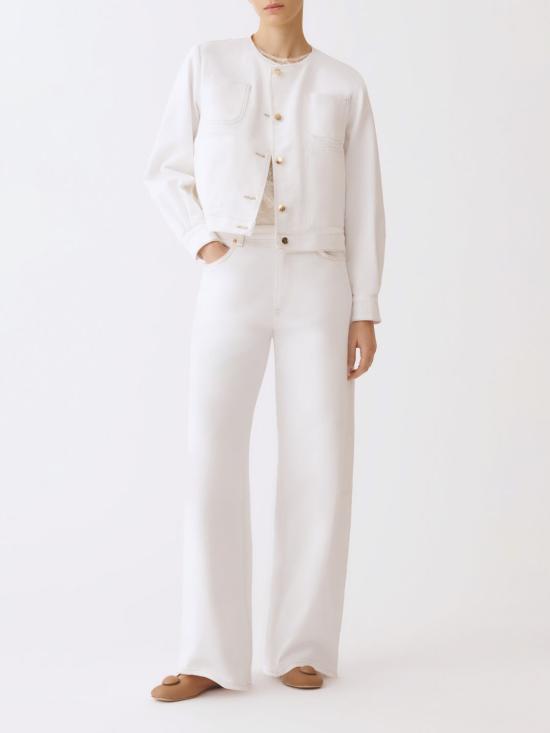 26SS 파비아나 필리피 팬츠 PAD276F342M138 VR1 White - FABIANA FILIPPI