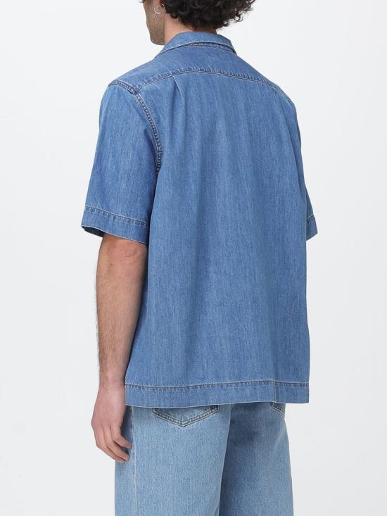 26SS 드리스 반 노튼 셔츠 2610207433386 514 Blue - DRIES VAN NOTEN