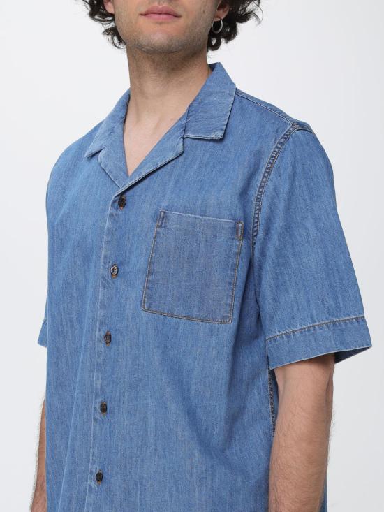 26SS 드리스 반 노튼 셔츠 2610207433386 514 Blue - DRIES VAN NOTEN