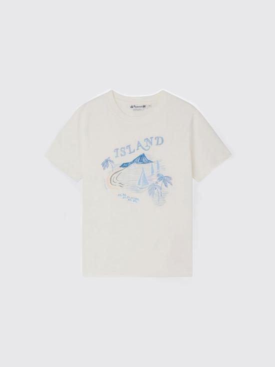 26SS [키즈] 봉쁘앙 티셔츠 S06BTSK00020 102 Beige