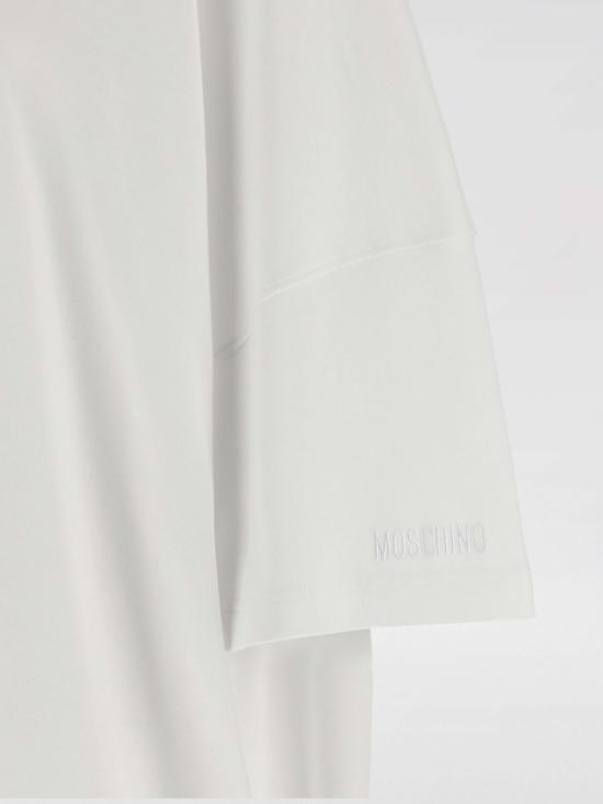 26SS 모스키노 미디 원피스 04380542 1001 White - MOSCHINO