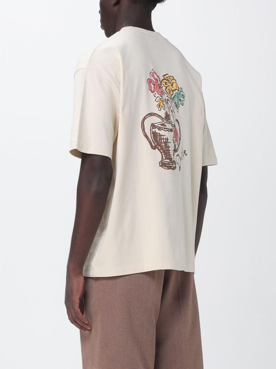 26SS 드롤드무슈 반팔 티셔츠 KTS308CO002 SAND Beige - DROLE DE MONSIEUR