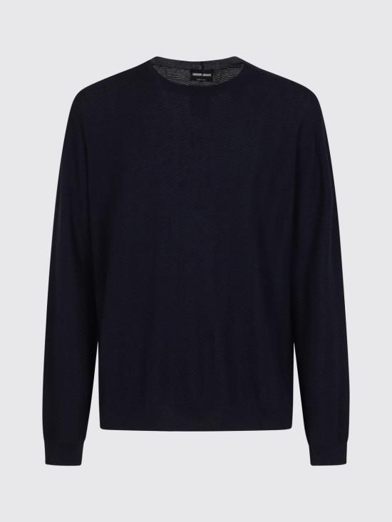 26SS 조르지오 아르마니 스웨터 GM003131AF24705 UB102 Blue - GIORGIO ARMANI
