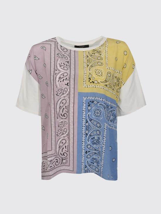 26SS 위켄드막스마라 반팔 티셔츠 2615941062600 002 Multicolor