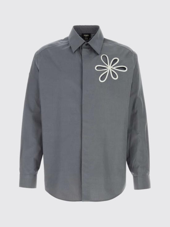 26SS 펜디 셔츠 FS1319AYX8 F0DUC Grey - FENDI