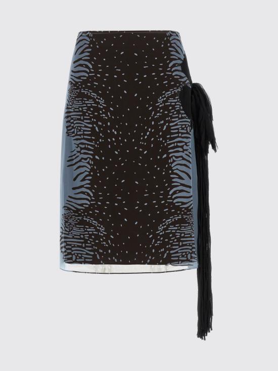 26SS 살바토레 페라가모 스커트 13I457 793912 Gnawed Blue - SALVATORE FERRAGAMO