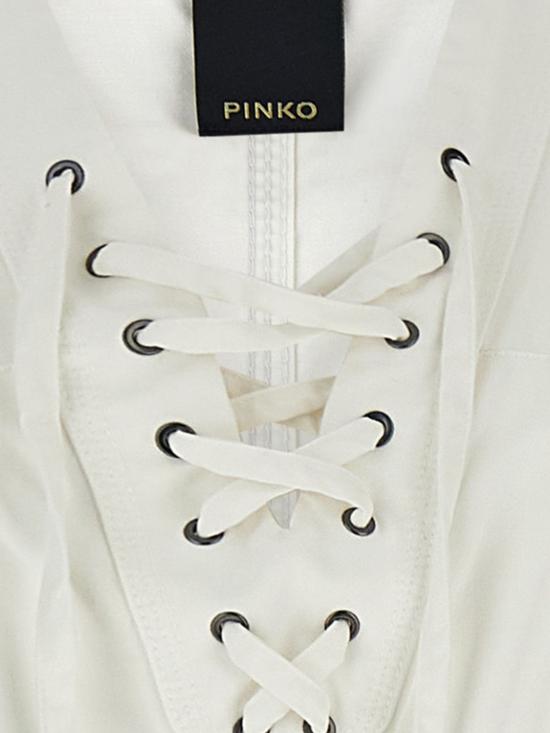 26SS 핑코 롱 원피스 106822A3AX Z05 White - PINKO