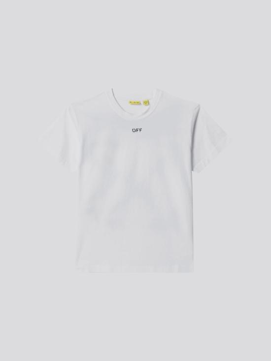 26SS [키즈] 오프화이트 티셔츠 OBAA002S26BJER006 1000 White