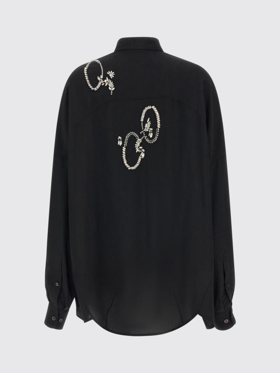 26SS 드리스 반 노튼 셔츠 2610107593078 900 Black - DRIES VAN NOTEN