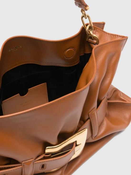 26SS 발망 숄더백 GN0KK990LSAX 8DF Brown - BALMAIN