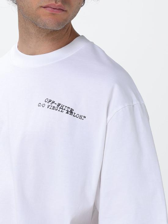 26SS 오프화이트 반팔 티셔츠 44MAA120S26J00K100 1000 White - OFF WHITE