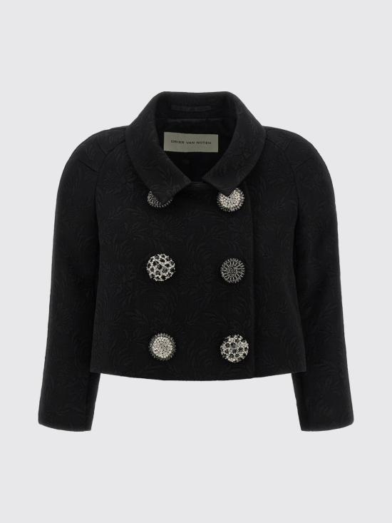 26SS 드리스 반 노튼 자켓 2610105413265 900 Black - DRIES VAN NOTEN