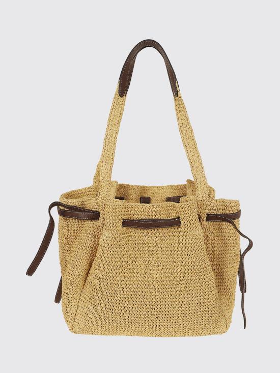 26SS 토리버치 로미 우븐 토트 백 178696 254 Beige - TORY BURCH