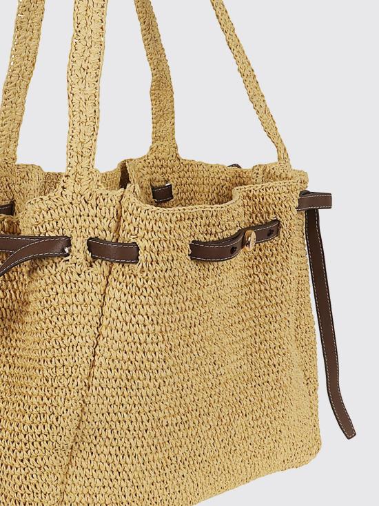 26SS 토리버치 로미 우븐 토트 백 178696 254 Beige - TORY BURCH