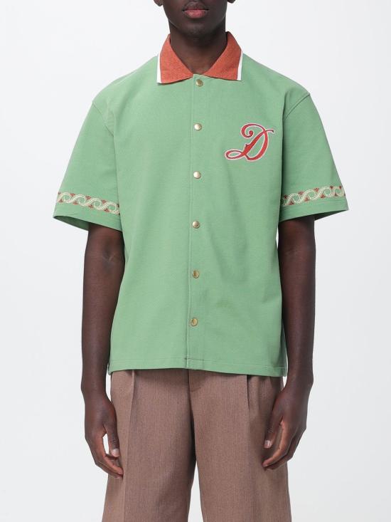 26SS 드롤드무슈 셔츠 KSH251CO264 WG Green